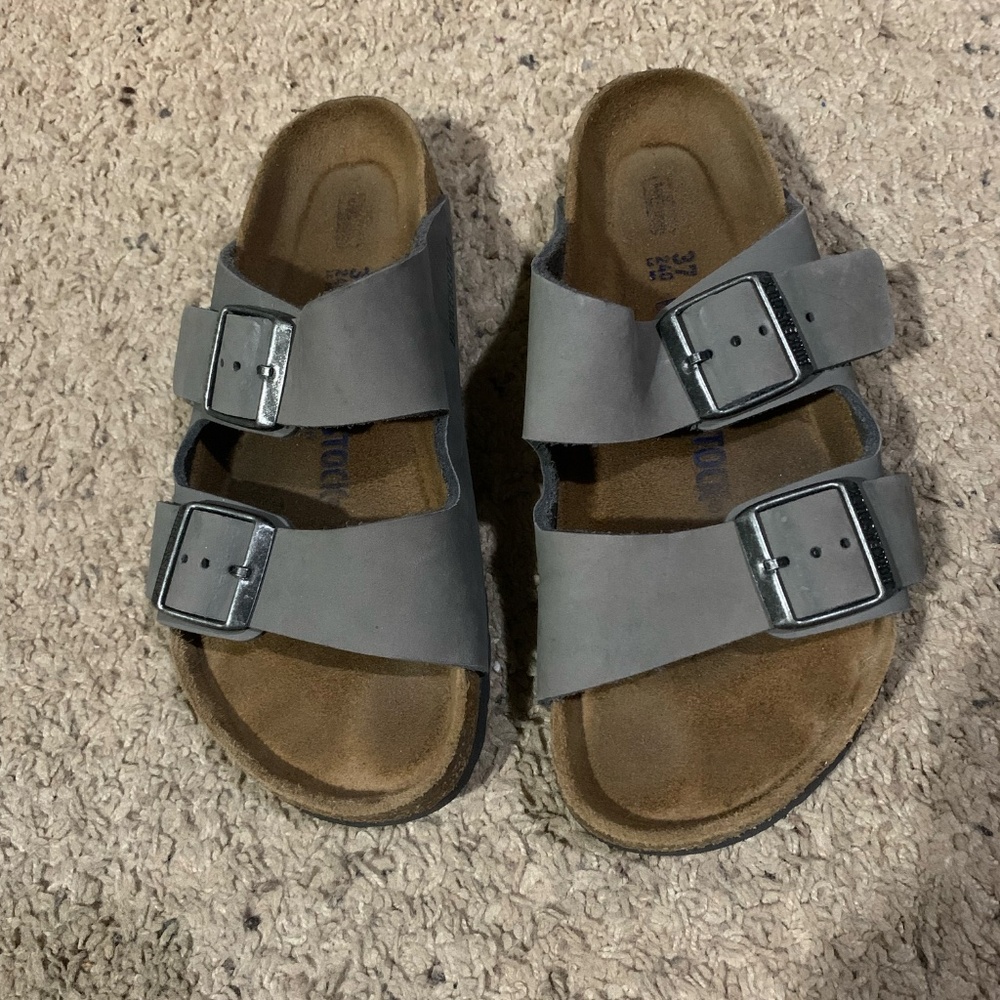 Gray Birkenstock 37